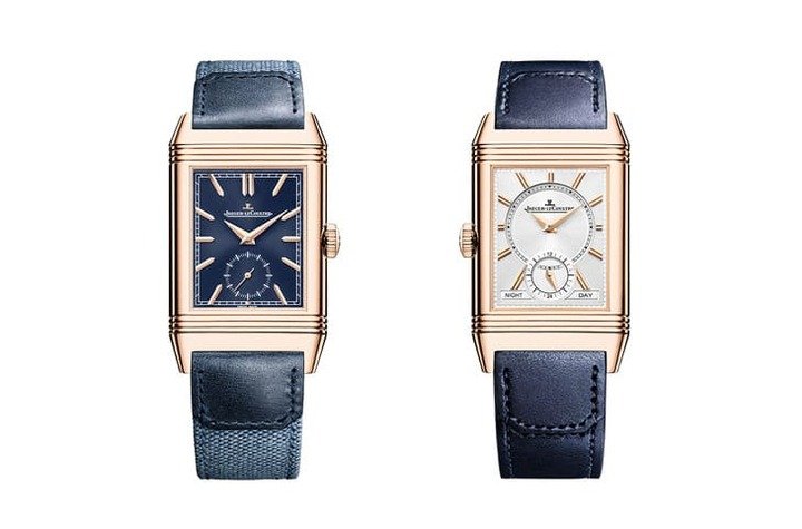 Reverso Tribute Duoface双面双时区小三针表
