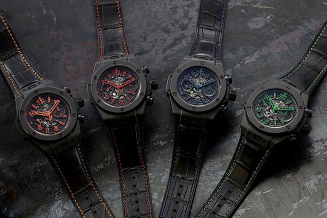 Big Bang Unico All Black 哑光黑色设计，尽展宇舶表经典风格