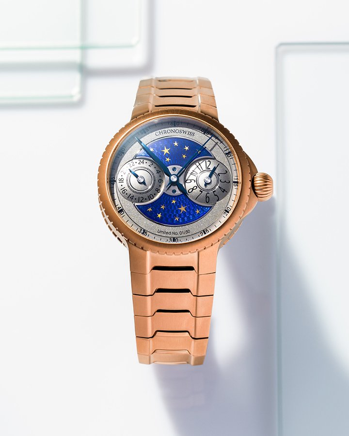Pulse GMT Enamel Sky Gold