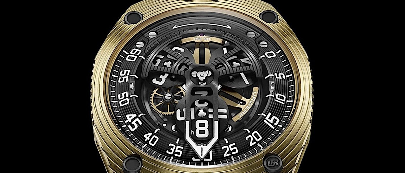 URWERK"黄金蝎子" 惊艳发表，UR-150 Golden Scorpion 重新定义腕间机械美学