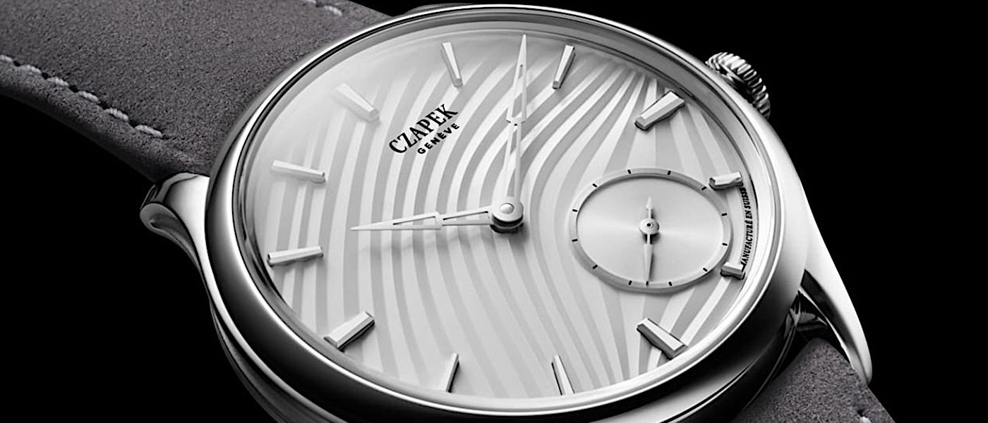 CZAPEK Promenade Plissé小三针新面盘现身 特殊褶皱纹理限量发行