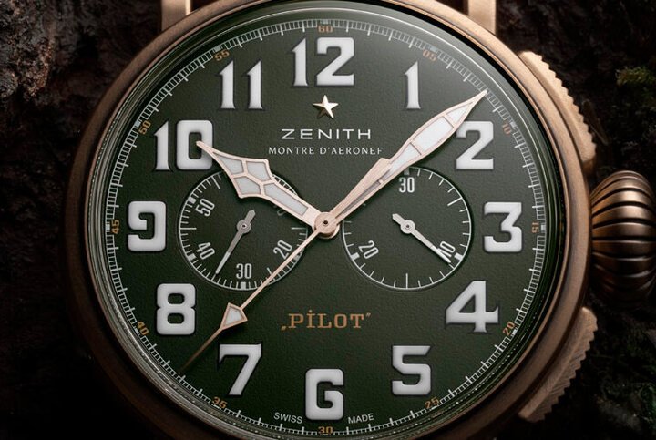 El Primero 4069的直径只有30mm，装在45mm的表壳里无可避免地会有小表盘往中央集中的状况，不过也因此外圈的数字得以完整呈现