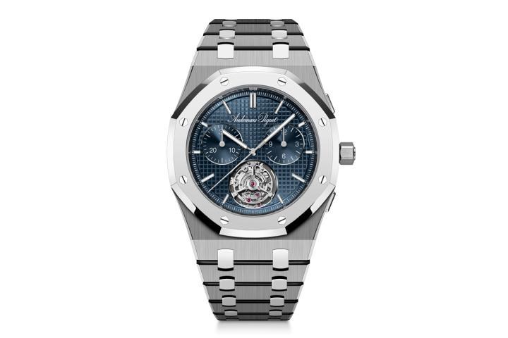 Royal Oak 皇家橡树系列 Jumbo 超薄自动上链飞行陀飞轮计时码表 RD#5