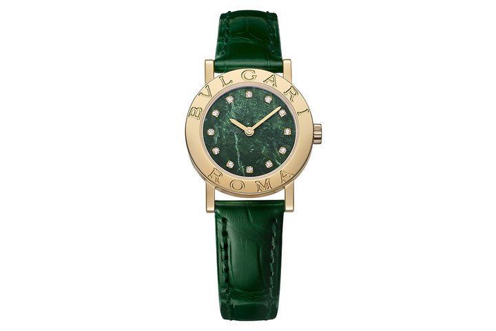BVLGARI BVLGARI 50周年限量款黄K金绿色大理石面盘腕表
