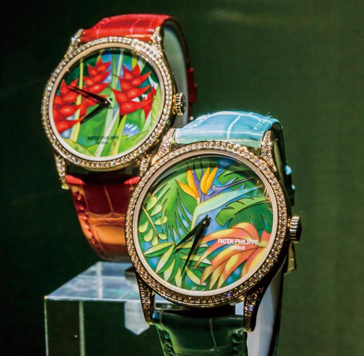 印度以及非洲风格的桌钟和珐琅表，是首次发想的特殊主题