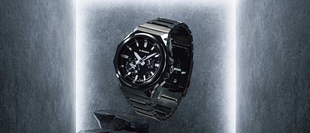 暗夜金属轻韧美学：CASIO G-STEEL GST-B1000BD