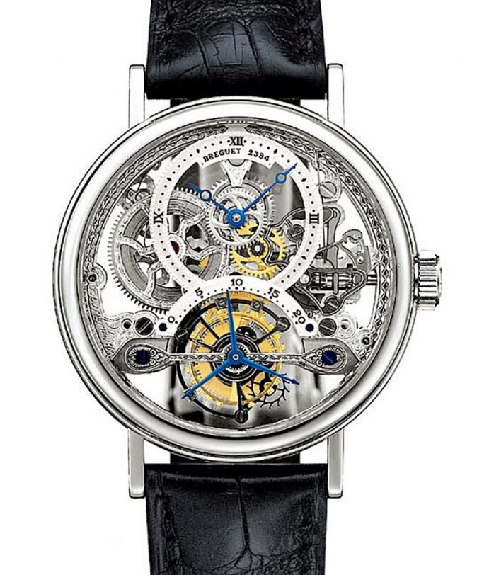 宝玑经典复杂系列Classique Grande Complication 3355铂金透视腕表