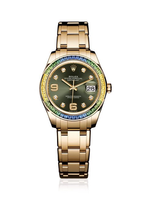 内外兼具的Oyster Perpetual Datejust Pearlmaster 39腕表，超卓的镶钻设计与外圈和表面互相辉映，让这件制表瑰宝更添耀眼光芒