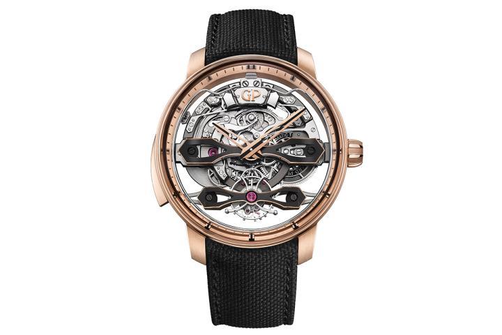 三飞桥三问报时陀飞轮腕表