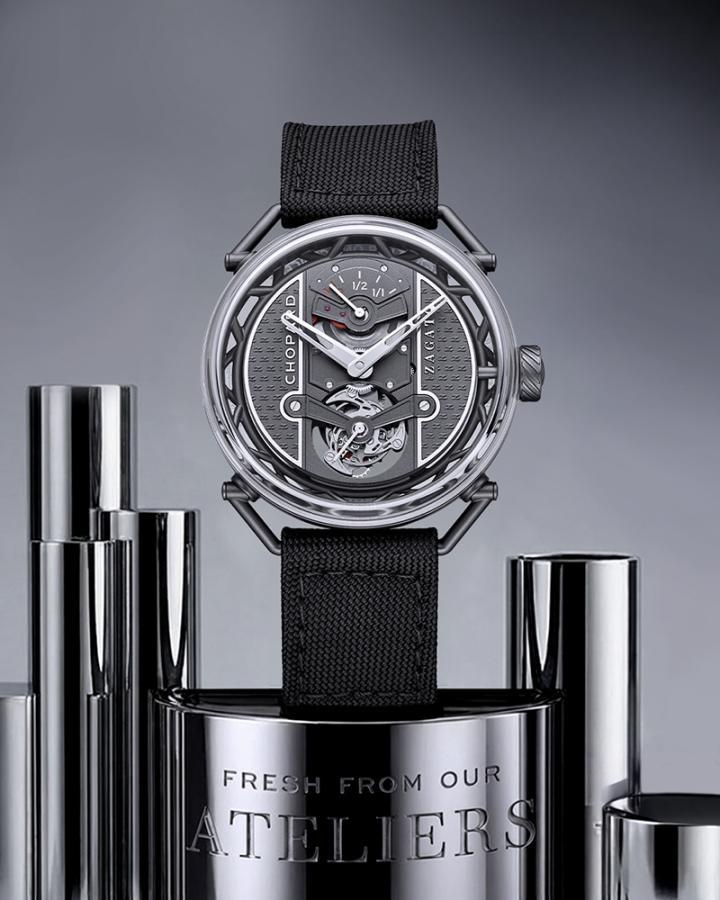 Zagato Lab One Concept 陶瓷钛金属腕表，连表带总重量仅 43.20 克 (不含表带仅 36.5 克)，荣膺品牌史上最轻盈的钛金属腕表之作，充分体现对材质运用与结构设计的极致掌握。