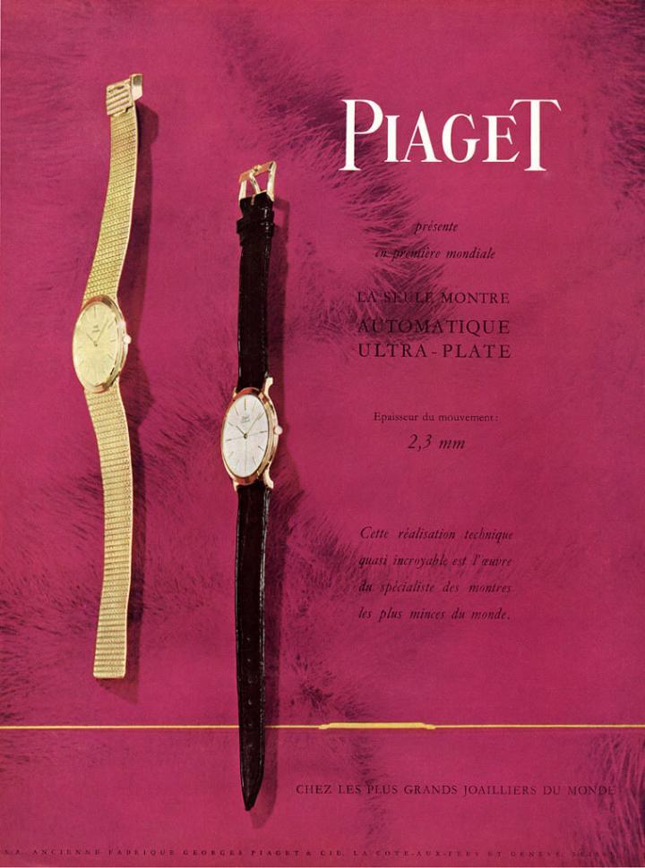 伯爵早在20世纪中期就已经研发出超薄手表，至今已有超过60年的历史