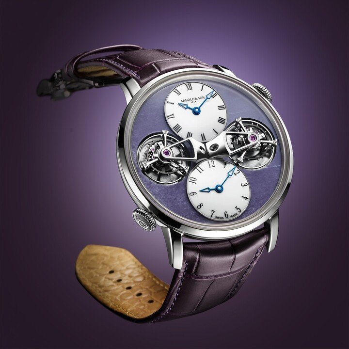 A&S Double Tourbillon White Gold双陀飞轮白金腕表