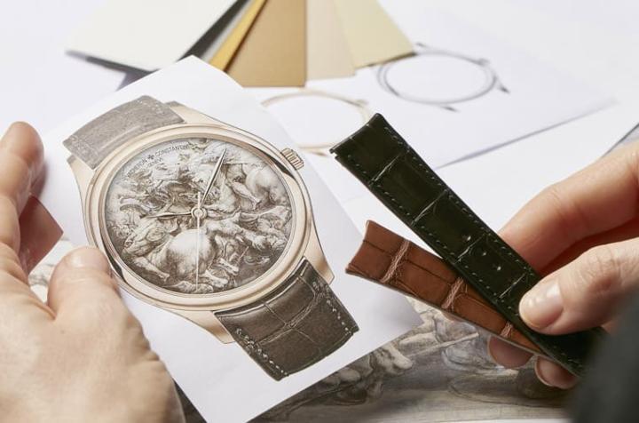 品牌替手表精心选择合适的高级鳄鱼皮表带。