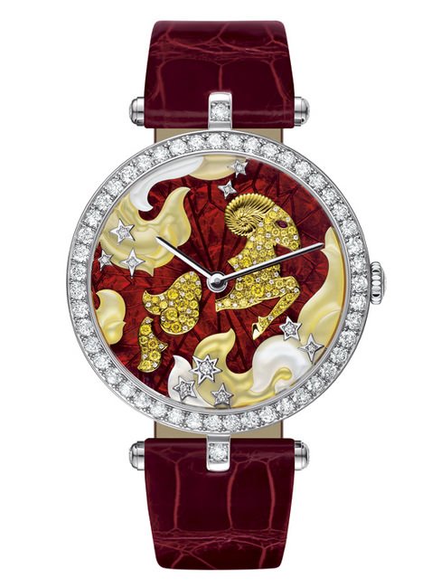 Lady Arpels Zodiac Aries Extraordinary Dial非凡工艺表盘腕表