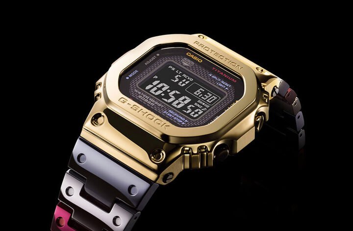 GMW-B5000系列首度结合G-SHOCK与TranTixxii™合力研发的钛金属材质，并将组成链带的链节以离子电镀IP处理技术添上各种颜色