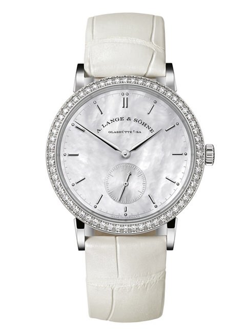 Saxonia 18K白色黄金表款（型号878.029）