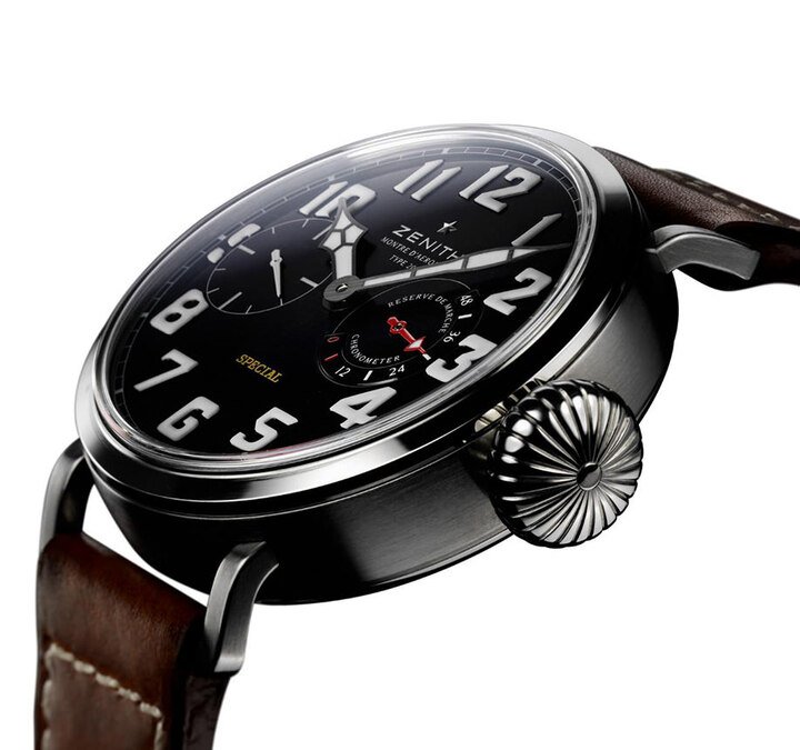最佳男表奖入围表款之真力时 (Zenith) Pilot Montre d