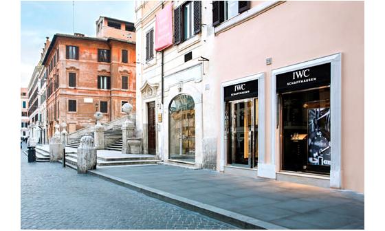 IWC万国表意大利罗马西班牙广场28号专卖店