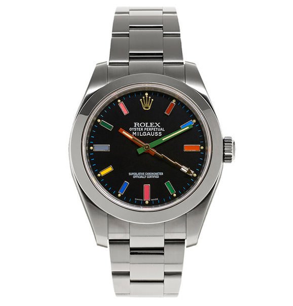 Happy Socks x Rolex Oyster Perpetual Milgauss 腕表