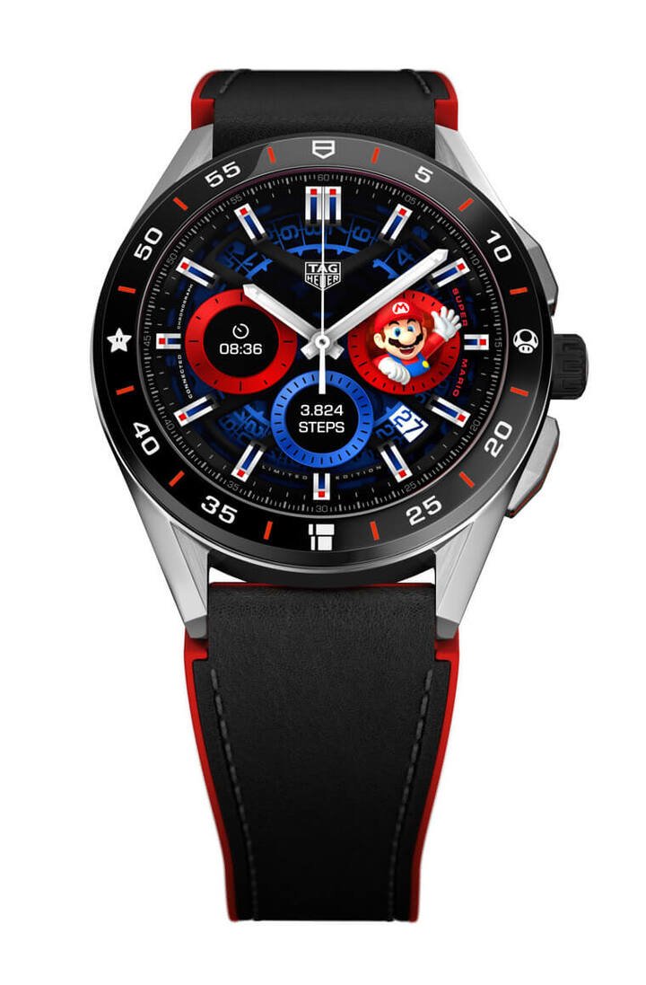 TAG HEUER x Super Mario限量版智能表