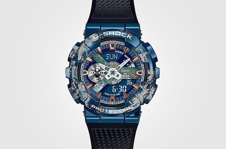 G-SHOCK以俯瞰地球为主题推出全新表款GM-110EARTH-1A。