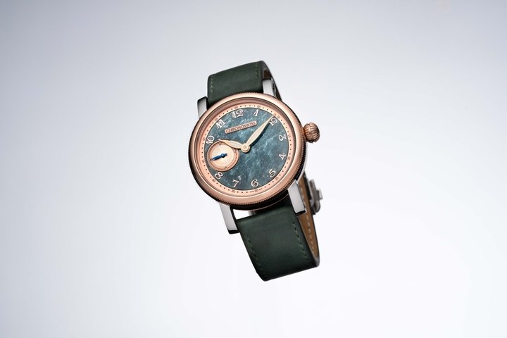 Chronoswiss Small Second Serpentine 蛇纹石小三针双色腕表