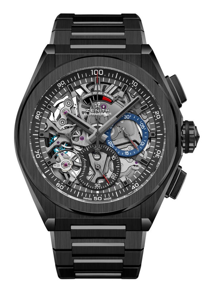 Defy El Primero 21 Black Ceramic-陶瓷链带款