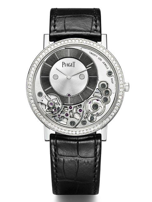 全球最纤薄机械腕表—Altiplano 38mm 900P腕表（18K白金）