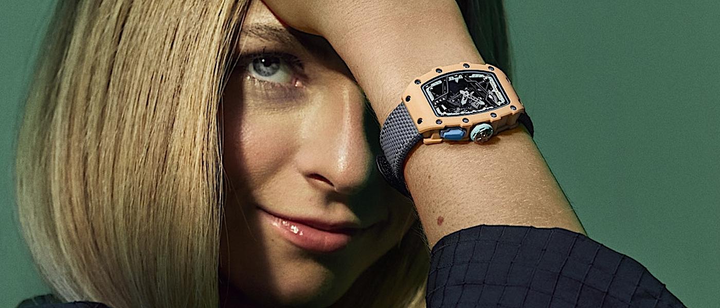 RICHARD MILLE推出首款女性运动腕表RM 07-04自动上炼腕表