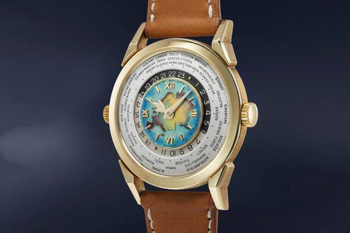 富艺斯拍卖行即将在5月登场的拍卖会上出售一款超稀有梦幻的百达翡丽世界时区手表Ref. 2523