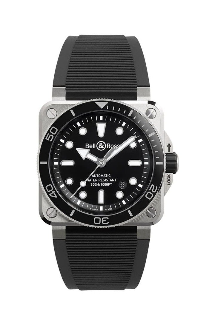 BR 03 Diver Black Steel