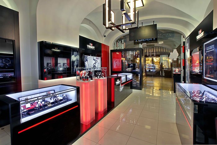  Tissot 天梭 位于GUM 百货的专卖店