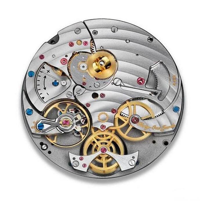VIRTUOSO II Calibre à Spécialité机芯是首个完全由 DIMIER工坊制表匠研发和制作的机芯，共耗时五年才完成