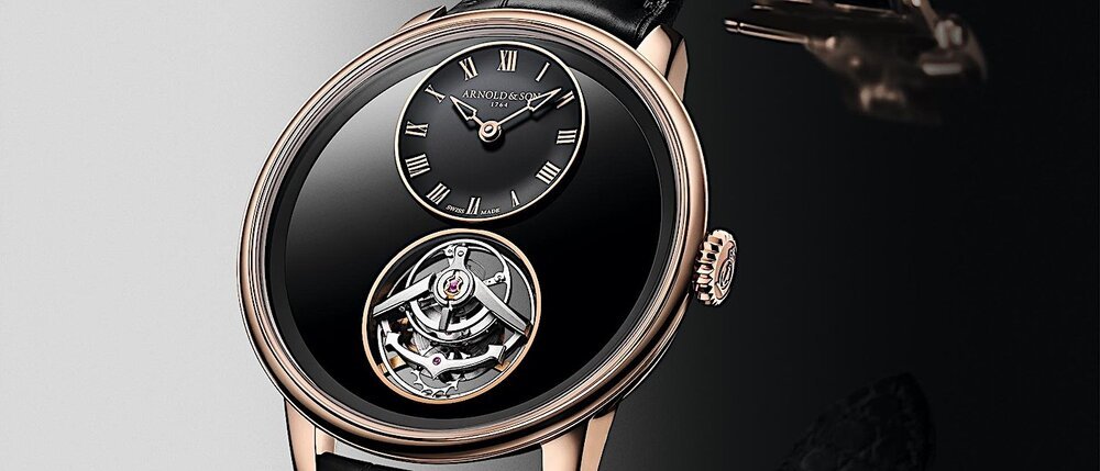 黑中幻彩：ARNOLD & Son Ultrathin Tourbillon 缟玛瑙