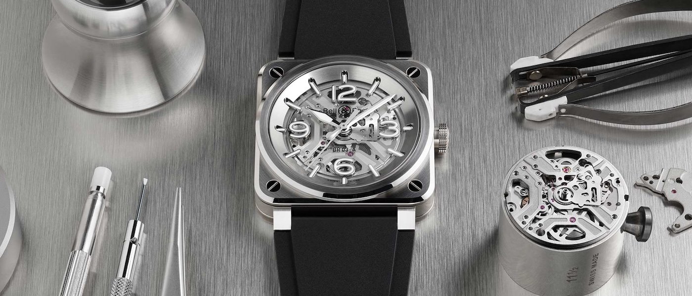 方壳镂芯，通透先锋：BELL & ROSS BR-03 Skeleton Steel