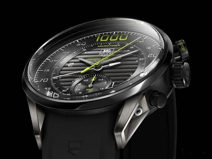 TAG Heuer豪雅在2011年时所发表的Mikrotimer Flying 1000一举突破了先前品牌所自我创下的360,000vph震频障碍