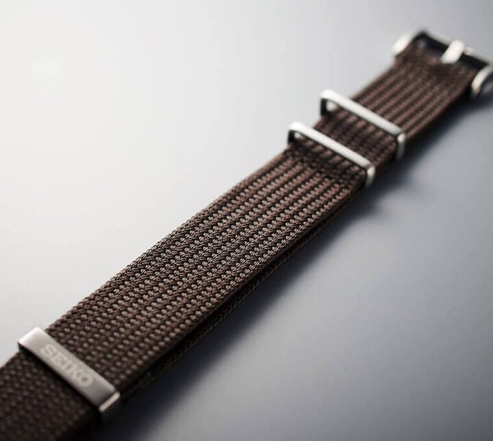 SEIKO 2021年采用日本传统的“制纽（Seichu）”编织技法制作表带，赋予Prospex全新气象