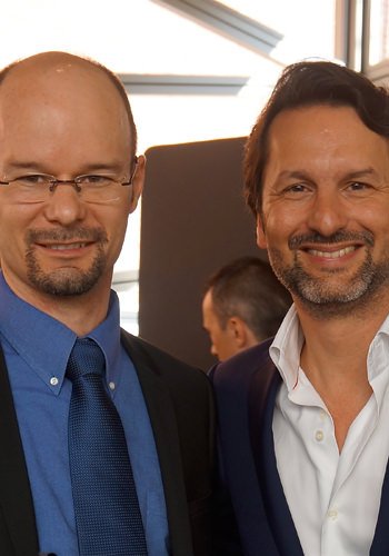 右: Maximilian Büsser (MB&F) - 左: Arnaud Nicolas (L'Epée)