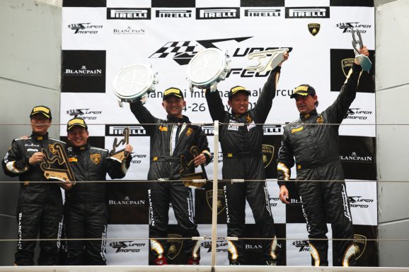 Blancpain宝珀-兰博基尼Super Trofeo超级挑战赛2013上海站颁奖仪式