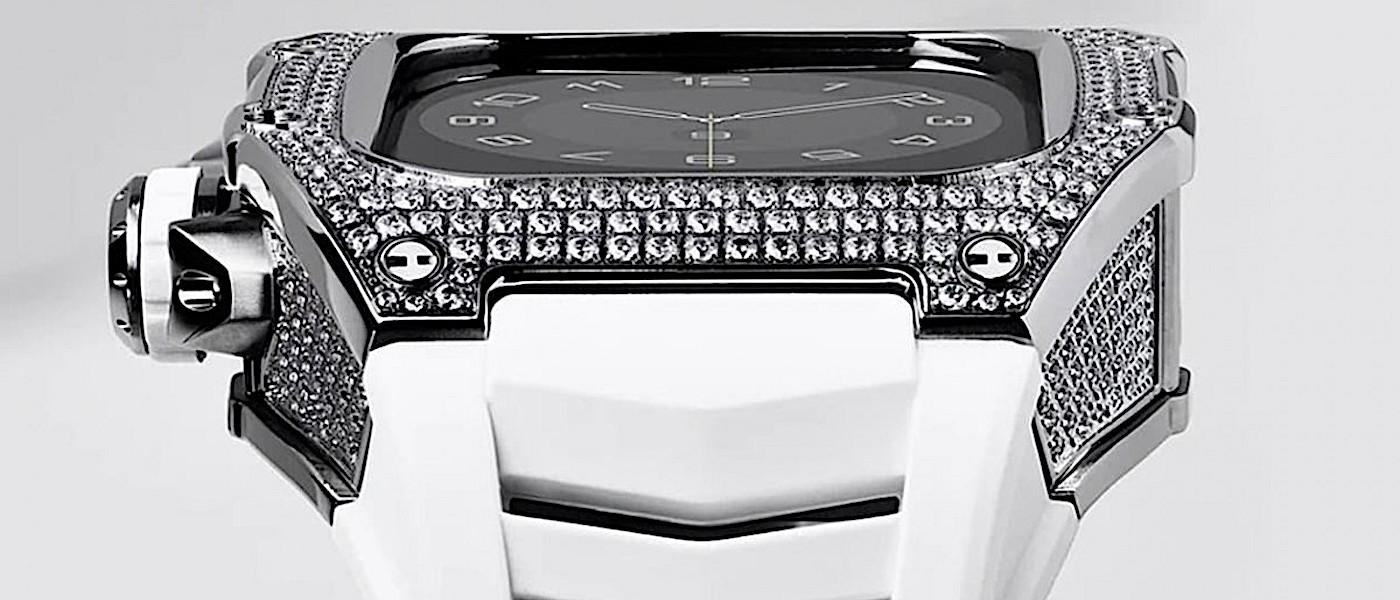 全球最贵的Apple Watch现身！ 表壳镶满超过400颗顶级美钻
