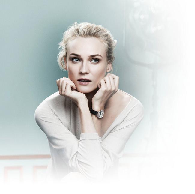 Diane Kruger优雅的名流形象，完美诠释积家的顶级作品