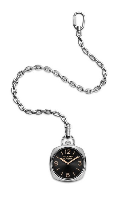 沛纳海Pocket Watch 3 Days Oro Bianco 3日动力储存白金怀表