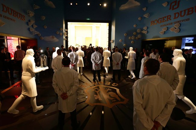 SIHH 2014日内瓦国际高级钟表展，ROGER DUBUIS罗杰杜彼开幕仪式