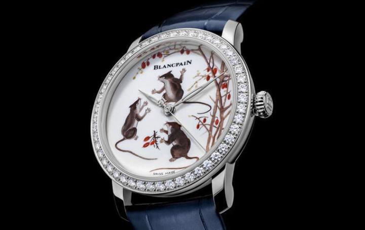 近年每年都会推出中华年历生肖表的宝珀，2020因应鼠年到来，额外导入中国传统古瓷工艺，推出艺术大师系列古瓷工艺手表