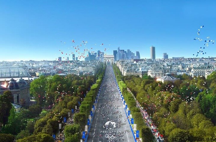 欧米茄为了迎接2024年巴黎奥运会，在赛事正式登场前再度发表一款纪念表提前炒热气氛。