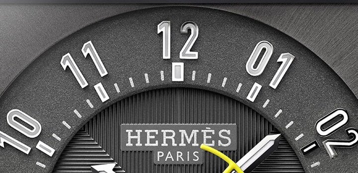 全新Carré H腕表时标从棒型指针改为阿拉伯数字时标，为阅读上带来更清晰的便利