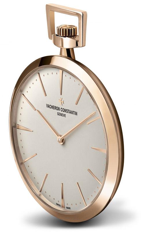 江诗丹顿Vacheron Constantin玫瑰金Patrimony Contemporaine怀表