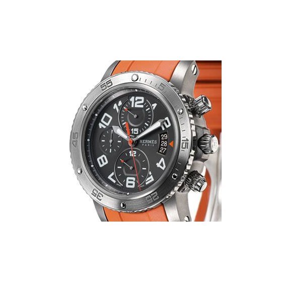 CLIPPER 44 MM MECHANICAL CHRONOGRAPH by Hermès