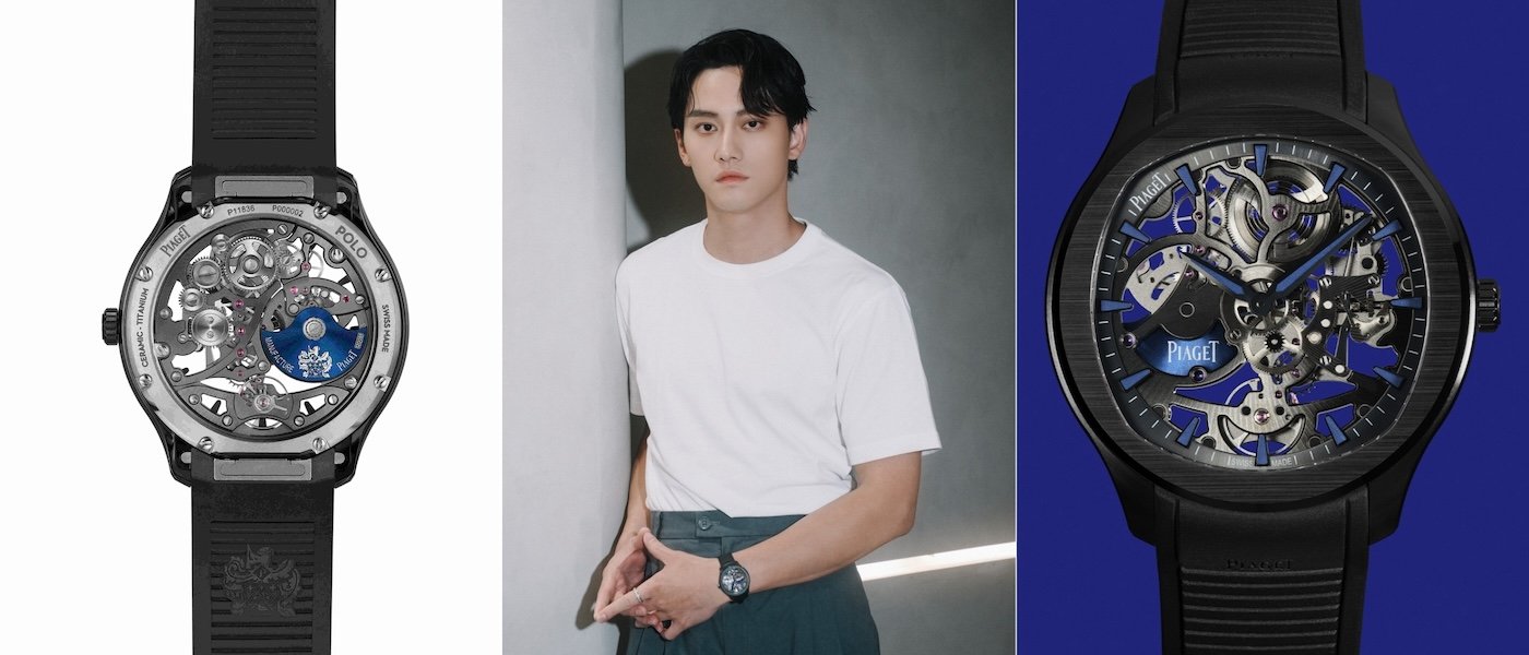 超薄且坚硬，黝黑而通透：Piaget Polo黑色陶瓷超薄镂空自动上链腕表