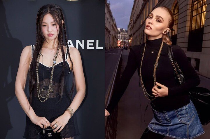 Blackpink的Jennie（左）日前出席香奈儿活动以及Lily-Rose Depp（右）新拍摄的宣传照都已经先戴上Première Sound Watch。